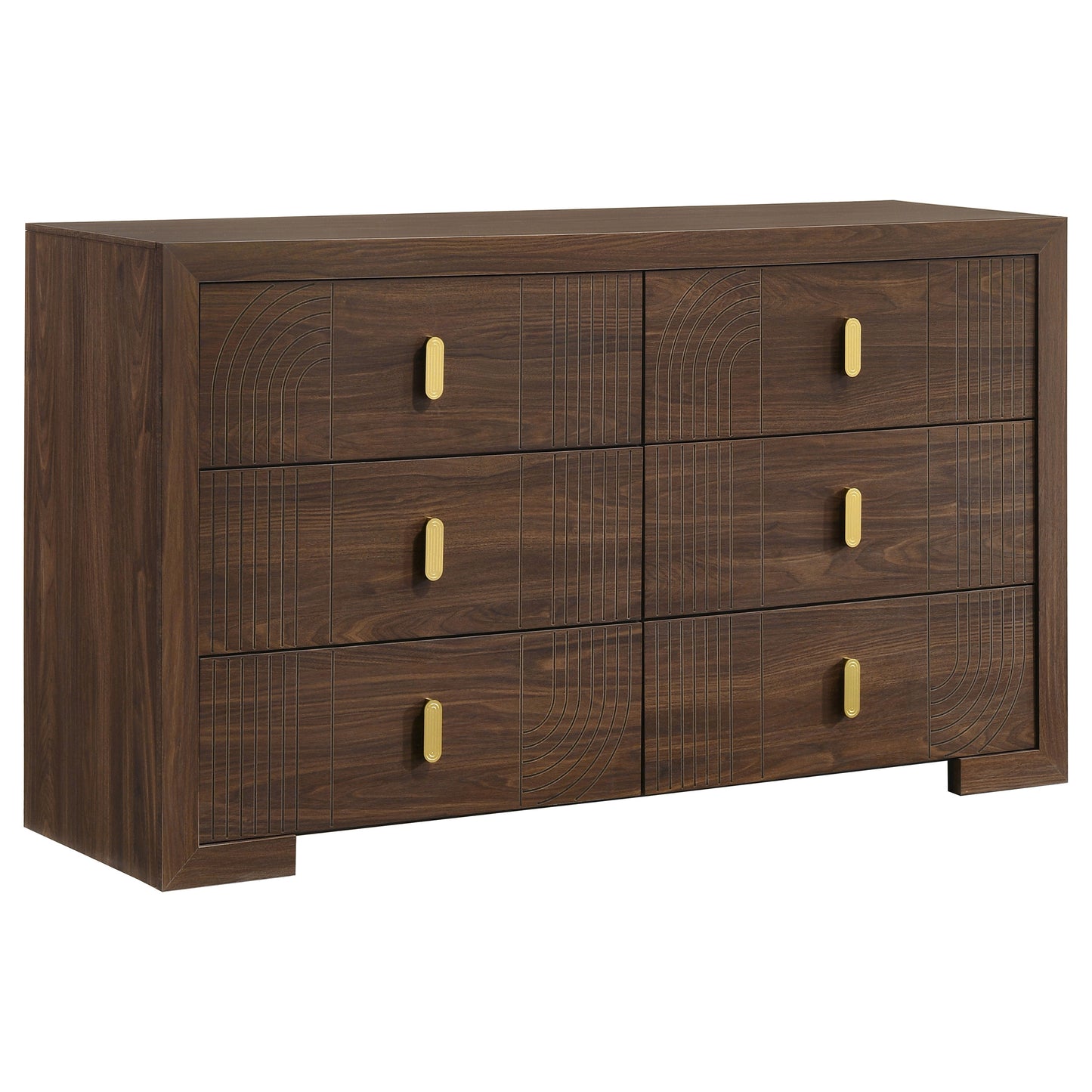 Etienne 4-piece Twin Bedroom Set Walnut