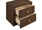 Etienne 4-piece Twin Bedroom Set Walnut