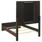 Etienne 5-piece Twin Bedroom Set Walnut