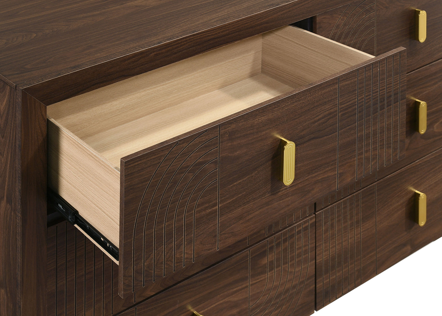 Etienne 5-piece Twin Bedroom Set Walnut