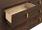Etienne 5-piece Twin Bedroom Set Walnut