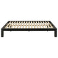 Gislen Full Easy Assembly Wood Platform Bed Black