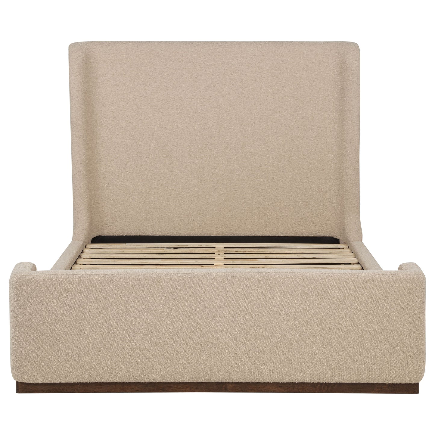 Nala Queen Fabric Upholstered Platform Bed Tan