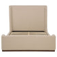 Nala Queen Fabric Upholstered Platform Bed Tan
