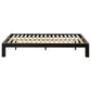 Gislen Twin Easy Assembly Wood Platform Bed Black