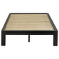 Gislen Twin Easy Assembly Wood Platform Bed Black
