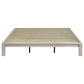 Gislen Eastern King Easy Assembly Wood Platform Bed White