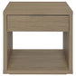 Ingram 2-Piece Coffee and End Table Set with Storage Latte