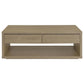 Ingram 3-Piece Coffee and End Table Set with Storage Latte