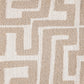 Eimer Geometric Jacquard Accent Chair Camel