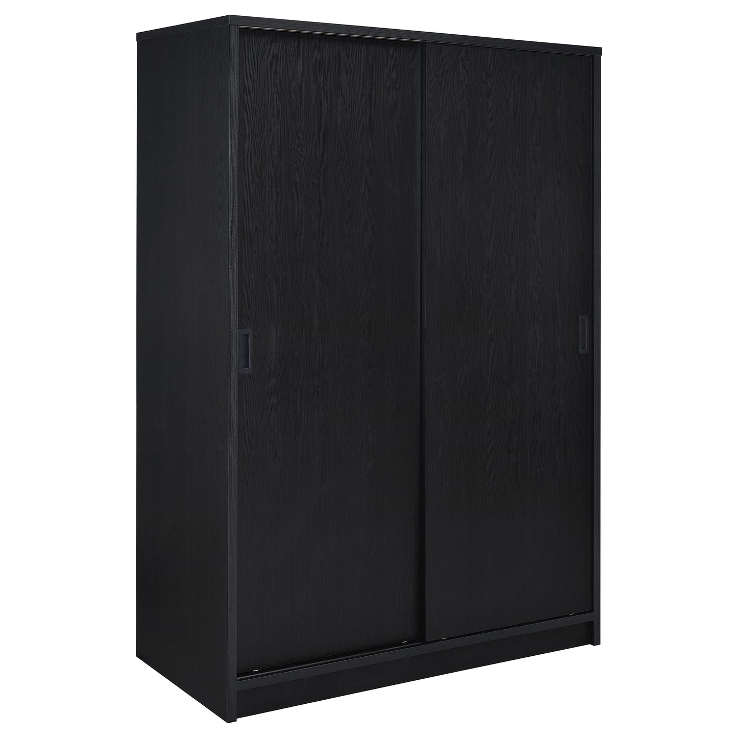 Noble 2-door Bedroom Wardrobe Storage Cabinet Armoire Black