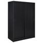 Noble 2-door Bedroom Wardrobe Storage Cabinet Armoire Black