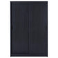 Noble 2-door Bedroom Wardrobe Storage Cabinet Armoire Black