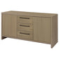Amery 3-drawer Accent Storage Cabinet Console Latte