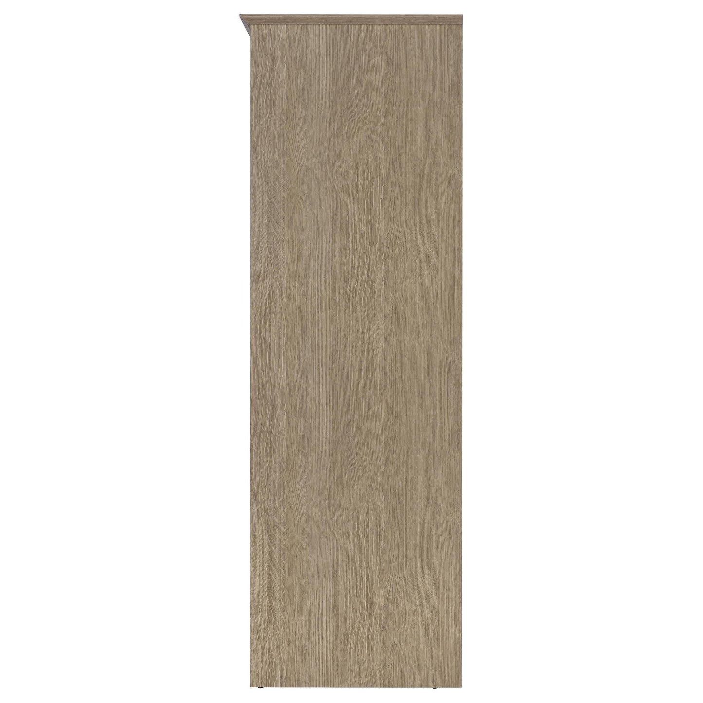 Canova 3-door Bedroom Wardrobe Storage Cabinet Armoire Latte