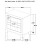 Farre 2-drawer Nightstand Bedside Table Washed Grey