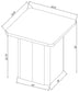 Fraser 3-Piece Greige Pedestal Coffee and End Table Set