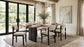 Bradshaw 80-inch Live Edge Wood Dining Table Natural Acacia