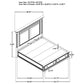Cresswell Eastern King Upholstered Storage Platform Bed Weathered Taupe