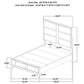 Farre 4-piece Queen Storage Bedroom Set Dark Brown