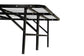 Kramer Full Folding Metal Platform Bed Frame Black