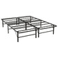 Kramer Queen Folding Metal Platform Bed Frame Black