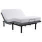 Weston Queen Dual-Motor Massage Adjustable Bed Base in Black and Grey