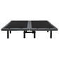 Weston Split Eastern King Massage Adjustable Bed Base in Black and Grey