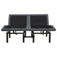 Weston Split Eastern King Massage Adjustable Bed Base in Black and Grey