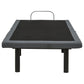 Weston Twin Dual-Motor Massage Adjustable Bed Base in Black and Grey