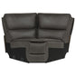 Marcell 5-Piece L-Shaped Modular Power Reclining Sectional Sofa Grey