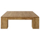 Butte 2-piece Mango Wood Coffee and End Table Set Natural