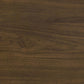 Strouse Contemporary Round End Table in Dark Walnut