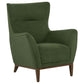 Catala Upholstered High Back Accent Chair Matcha and Coffee