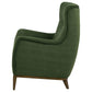Catala Upholstered High Back Accent Chair Matcha and Coffee