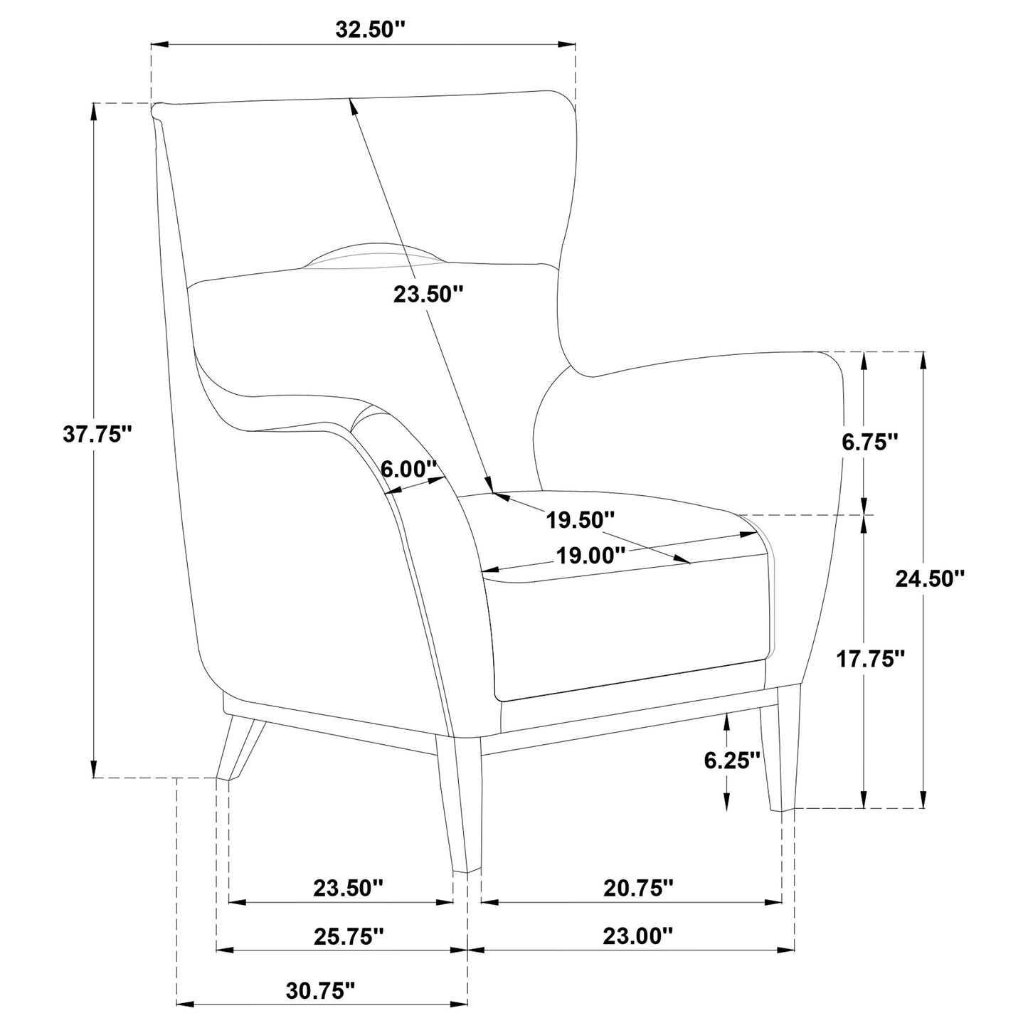 Catala Upholstered High Back Accent Chair Matcha and Coffee