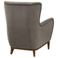 Catala Upholstered High Back Accent Chair Stone and Coffee