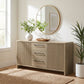 Amery 3-drawer Accent Storage Cabinet Console Latte
