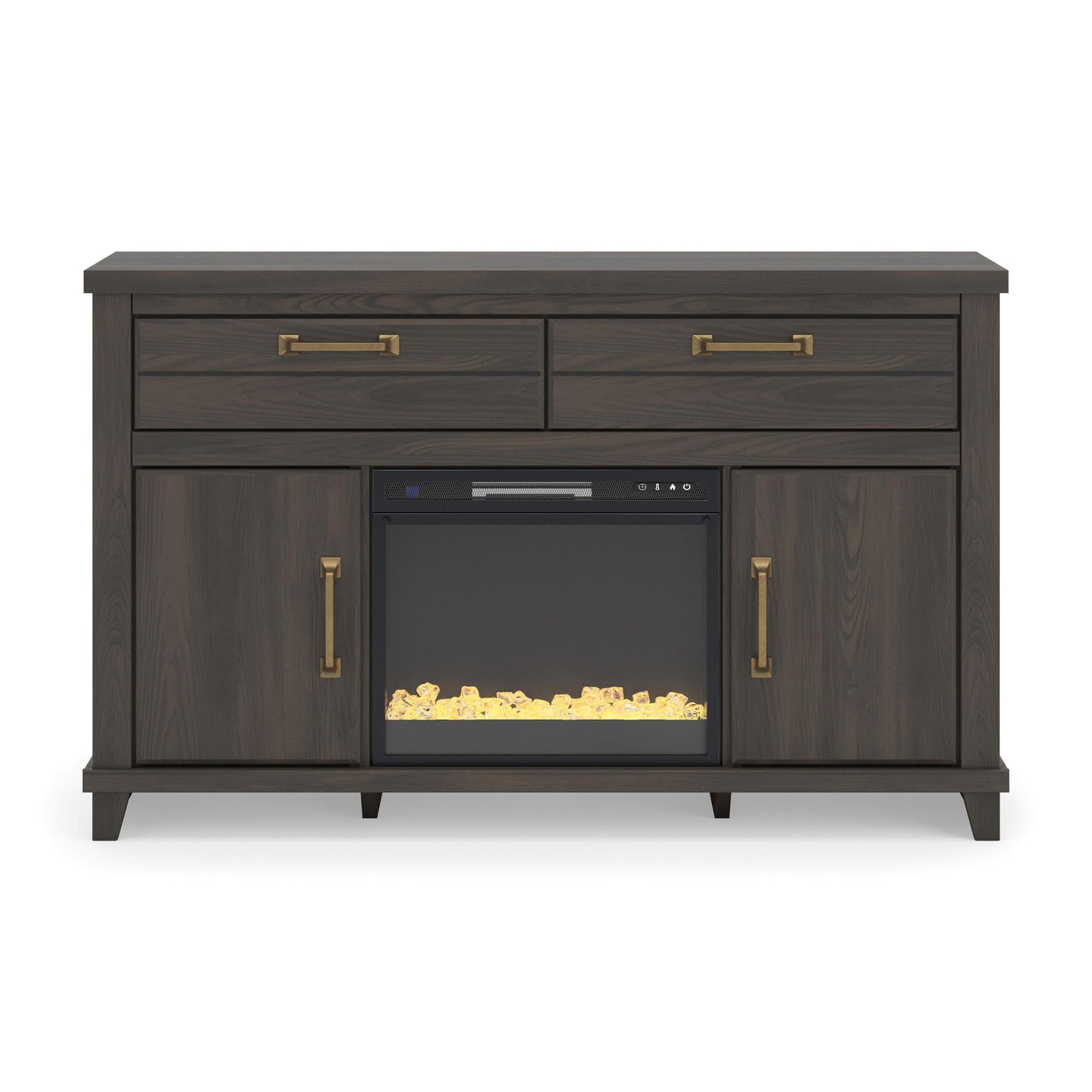 Brazen Valley 60" TV Stand with Electric Fireplace