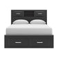 Stabotta Queen Bookcase Storage Bed
