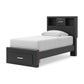 Stabotta Twin Bookcase Storage Bed