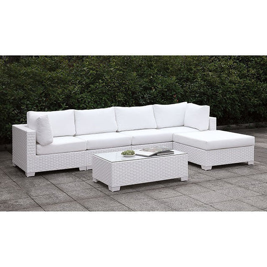 Somani-L-Sectional W/ RIGHT Chaise + Coffee Table