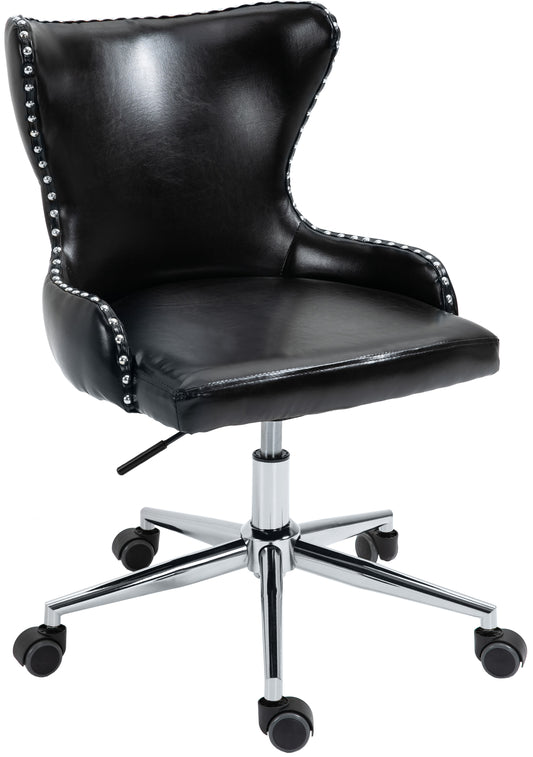 Hendrix Black Faux Leather Office Chair