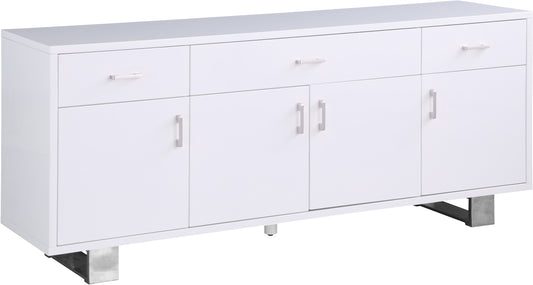 Excel White Lacquer Sideboard/Buffet